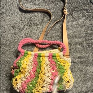 Colorful Crochet Women's Bag